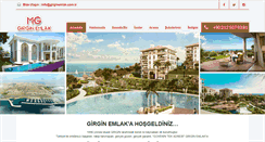 Desktop Screenshot of girginemlak.com.tr